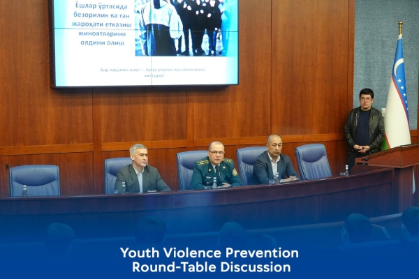 A round-table discussion was held on the prevention of hooliganism and bodily harm among young people