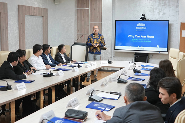 WIUT, in partnership with the CAREC Institute, hosted the workshop “Building Anticipatory Innovation Governance Capacity in Uzbekistan.”