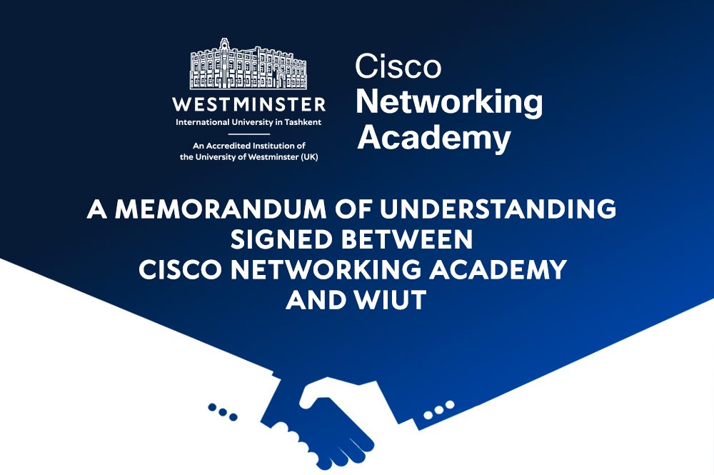 WIUT is pleased to announce the signing of a Memorandum of Understanding (MoU) with Cisco Networking Academy